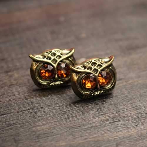 Eyes Owl Ear Stud