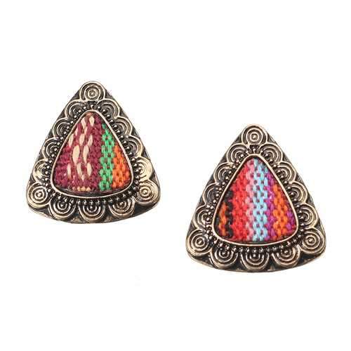 Triangle Alloy Ear Stud