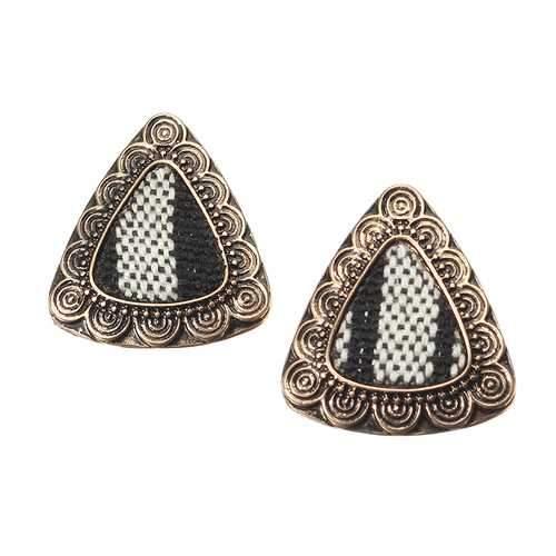 Triangle Alloy Ear Stud
