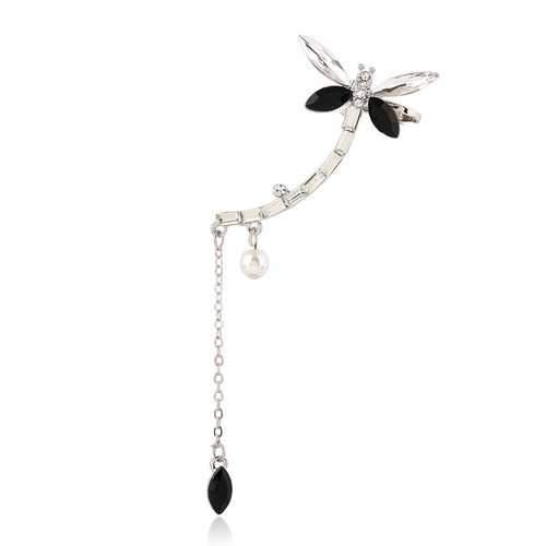Dragonfly Ear Cuff Tassel Ear Stud