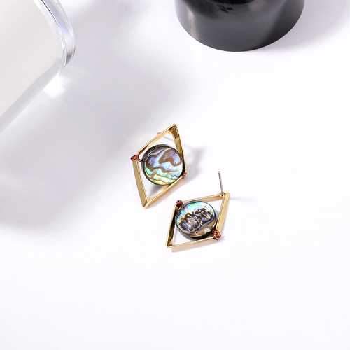 Natural Stone Ear Stud
