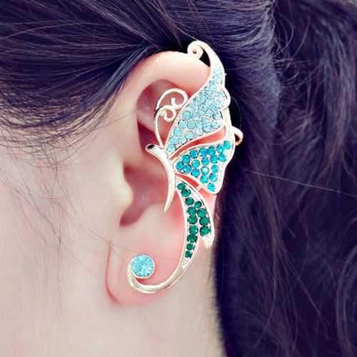 Crystal Butterfly Clip